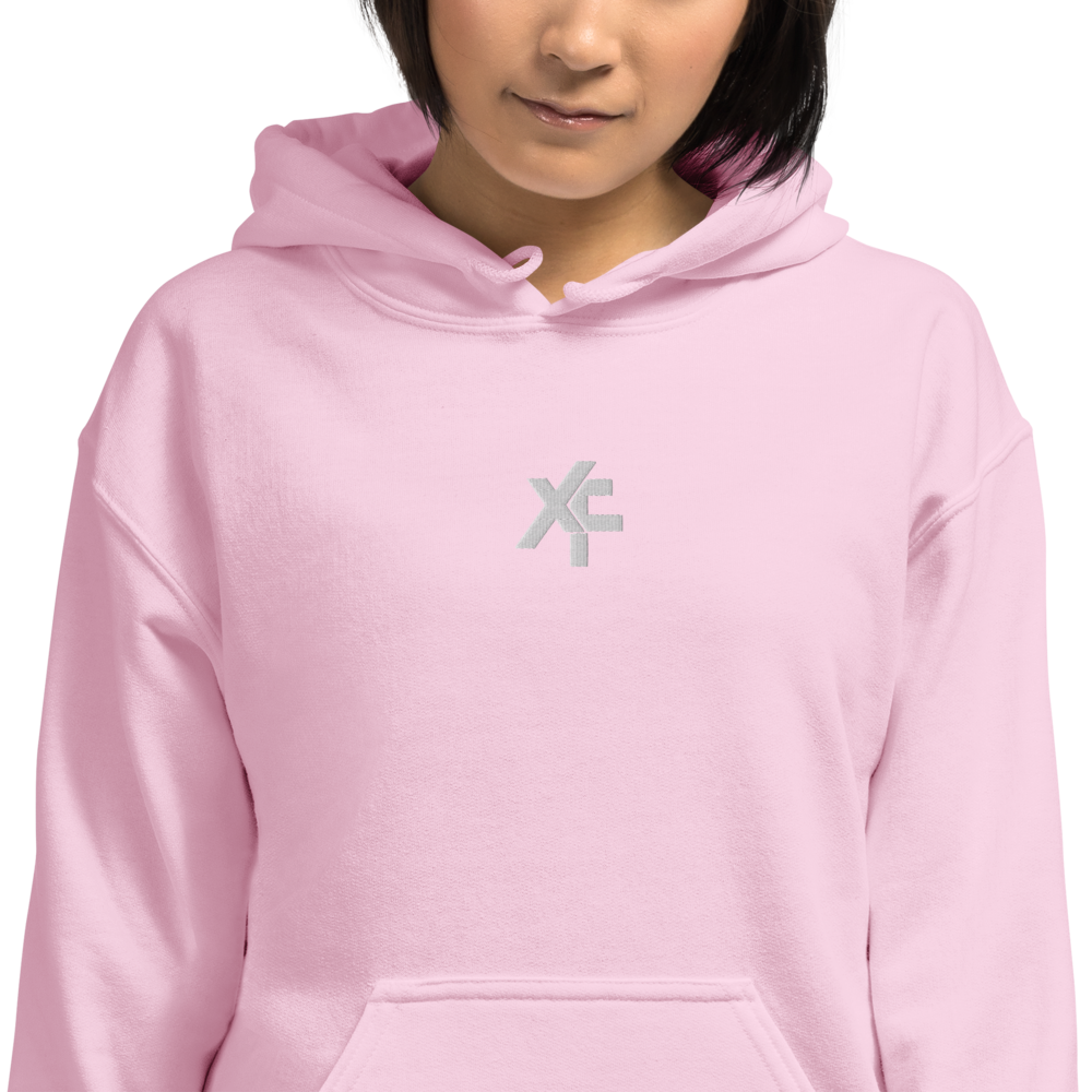 Xcelfit Pastel Pink Minimal Logo Hoodie