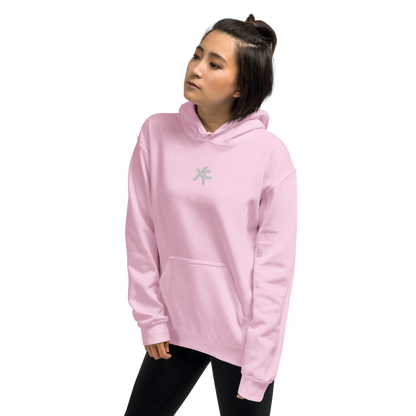 Xcelfit Pastel Pink Minimal Logo Hoodie